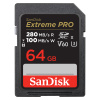 SanDisk SDXC Extreme PRO 64GB (V60/UHS-II/U3/R280-/W100MB/s) - 00215491