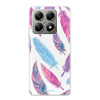 Silikonové pouzdro iSaprio - Xiaomi 14T Pro - Feather Pattern 10 (Odolný silikonový kryt, obal, pouzdro iSaprio - Xiaomi 14T Pro - Feather Pattern 10 - skvělá ochrana a pružnost, stylový UV potisk, le