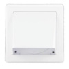 HACO Mriežka vetracia gravitačná - klapka VM, 175 x 175 mm GK/125 mm, biela 0240
