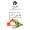 Dog’s Chef Fresh Salmon with Haddock & Vegetables PUPPY / Losos s dvomi druhmi tresky a zeleninou, sladké zemiaky, pre ŠTENIATKA, Balenie: 6 kg