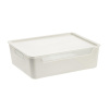 Tontarelli Úložný box BELLA XXL s vekom - 9,15 l biela 8034531159