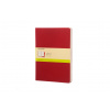 Sešity Moleskine Cahier 3 ks čisté červené XL (Moleskine)