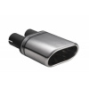 ULTER SPORT univerzálna koncovka výfuku oválna 145×75 s délkou 140 mm ĽAVÁ