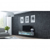 Cama Meble Tv stolík VIGO NEW 140, biely mat/sivý lesk