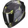 SCORPION prilba EXO-1400 EVO CARBON AIR Kendal black/neon yellow - L