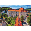 Vymalujsisam.sk Maľovanie podľa čísiel - Český Krumlov 2 Veľkosť: 40x60cm, Rám: Bez rámu, iba zrolované plátno