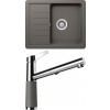 Set Schock S1-5 (dřez Toledo D-100XS Silverstone + baterie SC-510.120 Silverstone)