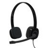 Logitech 981-000589 slúchadlo / náhlavná súprava Slúchadlá s mikrofónom Kábel Pres hlavu Kancelária / call centrum Čierna (981-000589)