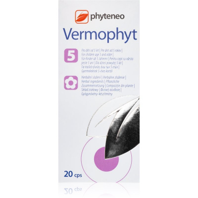 Phyteneo Vermophyt kapsuly na podporu trávenia 20 cps