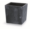 PROSPERPLAST Kvetináč URBI SQUARE LOW EFFECT 24cm antracit