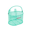 Predný košík ELECTRA Honeycomb s háčikmi - Mint Green