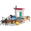 Set figúrok a príslušenstva Schleich Box pre kone s kobylou a žriebäťom 42611 (4059433654034)