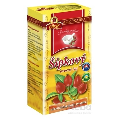 Agrokarpaty Šípkový čaj ovocný čaj 20x3 g (60 g)
