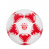 Futbalová lopta FC Bayern München biela - červená