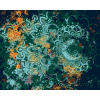 ZUTY Maľovanie podľa čísel - ABSTRAKTNÁ MANDALA Rámovanie: vypnuté plátno na rám, Rozmer: 80x100 cm