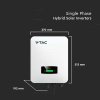 Hybridný solárny menič napätia 6kW 1-Fázový VT-6607106 (V-TAC)