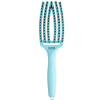 OLIVIA GARDEN Finger Brush Blue Sky kefa na vlasy masážna 6-radová stredná