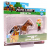 MINECRAFT S2 3D WIND-UP TOY - ALEX & HORSE