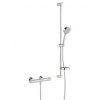 Hansa UNITA sprchový set s termostatickou baterií, ruční sprcha se 3 proudy, tyč, hadice, chrom
