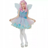 Modrá víla kostým set pre deti - 110/120 cm