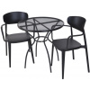 ROJAPLAST Set záhradného nábytku ZWMT-06 záhradný stôl 1 + 2 záhradné stoličky MARE ARMCHAIR