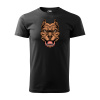 Sablio Tričko s potlačou Pitbull Brown - černé 2XL