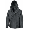 3-in-1 Zip & Clip Jacket , Black, S Farba: Black, Velkost: XL