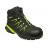 BENNON ORLANDO XTR B-SPIN HI-VIS HIGH / Nemetalická členková obuv S7S SR HRO FO, membrána - čierna/zelená 46