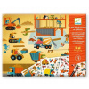 Kalkomačky umelecká sada Djeco - Vozidlá