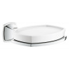 GROHE Grandera držiak s keramickou mydeľničkou,chróm 40628000 GRO 40628000