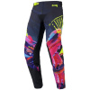 KENNY 251-6102011-34 cross/enduro nohavice model PERFORMANCE BRUSH, farba modrá/červená/žltá, veľ. L (34)