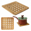 Podložka pod horúce nádoby Podložka pod hrniec, čajník bambusová 18x18 cm