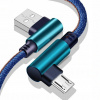 Kábel Hurtnet USB - microUSB typ B 2 m modrý