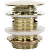 Univerzálny vaňový výpust REA Click-clack Gold 6cm