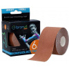 Kinezio tejp BronVit SPORT KINESIO TAPE CLASSIC hnedá,biela