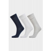 PONOŽKY 3-PACK GANT TONAL LOGO RIB SOCKS 3-PACK modrá 37/39