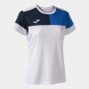 CREW V SHORT SLEEVE T-SHIRT WHITE ROYAL NAVY XS