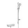 HansGrohe Raindance Select E - Sprchový set 120 s termostatom Ecostat Select, 3 prúdy, biela/chróm 27038400
