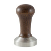 Tamper / Oceľový ubijak na kávu MOTTA WOOD HNEDÝ 53 mm