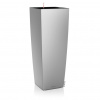 Kvetináč Lechuza Cubico Alto 40 (105cm) Barva: Stříbrná kompletný set