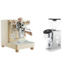 Lelit Bianca PL162T V3, gold + Rocket Espresso FAUSTINO 3.1, white