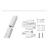 LED osvetlenie T5 lišta 1200mm, 14W neutrálna biel