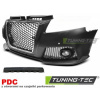 Tuning-tec PREDNÝ NÁRAZNÍK SPORT CHROME BLACK PDC pasuje na AUDI A3 08-12
