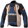 Alpinestars HALO DRYSTAR 2024 tmavo modro-khaki-oranžovo-čierna