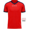 TRIČKO GIVOVA REVOLUTION INTERLOCK ČERVENO-MODRÉ MAC04 1204, veľkosť L