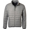 DAIBER JN 1140 / Pánska páperová bunda - silver melange/graphite XXL