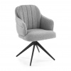 Halmar Jedálenská stolička Rowley, sivá