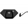 Set Sinks NAIKY 980 Granblack + batéria Sinks Pronto Grandblack