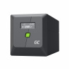 Green Cell UPSLM600 Záložní zdroj UPS Greencell 1000VA 600W PowerProof s LCD displejem modifikovaný sinus (Zdroj UPS Green Cell chrání zařízení před výpadky proudu, ztrátou dat a účinky přepětí.)