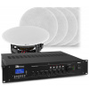Power Dynamics Kompletný 100V zvukový systém s 8 vstavanými reproduktormi a 4 zónovým zosilňovačom PRM360